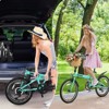 ORRD 20 Inch Folding Bike for Adults, 6-Speed City Commuter with Basket & Phone Holder, Portable Compact Bicycle with Fenders - 3 of 4