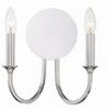 Crystorama Lighting Payton 2 - Light Sconce in  Polished Chrome - 3 of 4