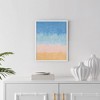 Shoreline - 16" X 20" - Light Blue/Sand - Framed Wall Art - WLA2028 - Safavieh - 2 of 4