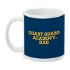 U.S. Coast Guard Academy Bears Dad Ceramic Coffee Mug Novelty Gift Mugs for Coffee Tea and Hot Drinks 11oz White - 3 of 4