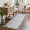 Modern Solid Washable Non Slip Area Rugs for Bedroom Living Room, Low Pile Soft Carpet for Home Office - 4 of 4
