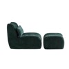 CAVINAS Recliner Single Seat Upholstered Lounge Chair Sofa Modern Design Accent Sofa with Ottoman for Living Room - 3 of 4