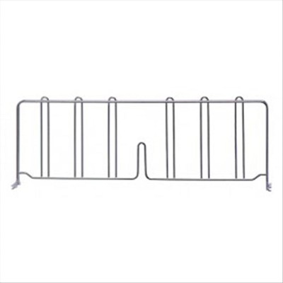 Quantum Storage Systems Wire Shelf Divider, 24"D X 8"H, 304 Stainless Steel