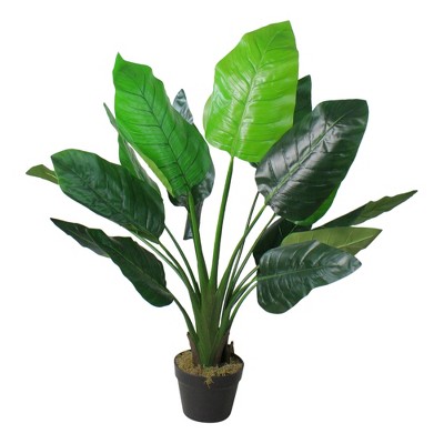 Northlight 43" Potted Green Artificial Bird of Paradise Plant
