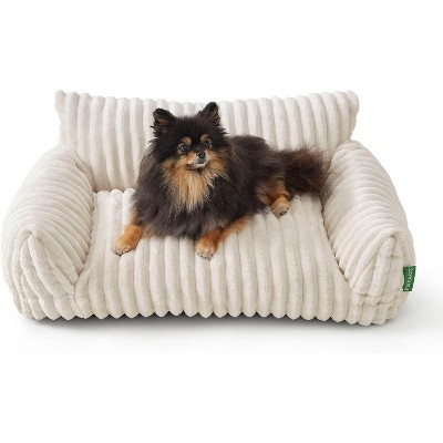 Cute Couch Bed for Pets, Supportive Cat Sofa for Indoor Cats, Medium Dog Sofa Bed for Medium Dogs, Grey, 30 inches