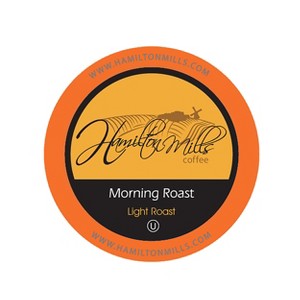 Hamilton Mills Coffee Pods, 2.0 Keurig K-Cup Brewer Compatible,Morning Roast, 40 Count - 1 of 4