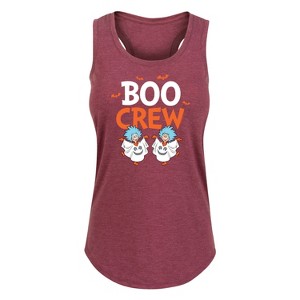 Women's - Dr. Seuss - Boo Crew Thing 1 and Thing 2 Graphic Racerback Tank - 1 of 4