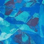 dark sapphire abstract floral
