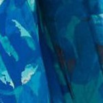 dark sapphire abstract floral