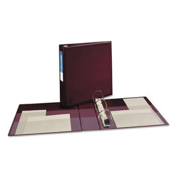 Avery Heavy-Duty Binder with One Touch EZD Rings 11 x 8 1/2 2" Capacity Maroon 79362