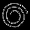 West Coast Jewelry Men's Polished Beveled Cuban Curb Link Chain Stainless Steel Necklace (6mm) - 24" - 3 of 4