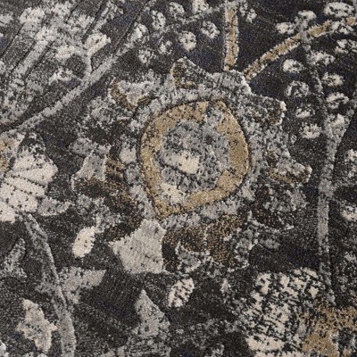 Hauteloom Georgiana Charcoal Area Rug
