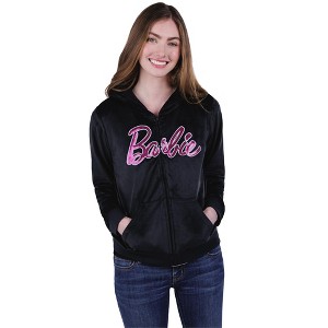 Barbie Velour Matching Family Zip Up Hoodie - 1 of 4