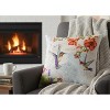 Nature Inspired Hummingbird Climaweave 18 Inch Pillow by Manual Woodworkers and Weavers - 2 of 3