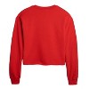 Teenage Mutant Ninja Turtles Mutant Mayhem Mm Sketchy Cropped Long Sleeve Crew Neck Sweatshirt - Red - X-Large - 2 of 2