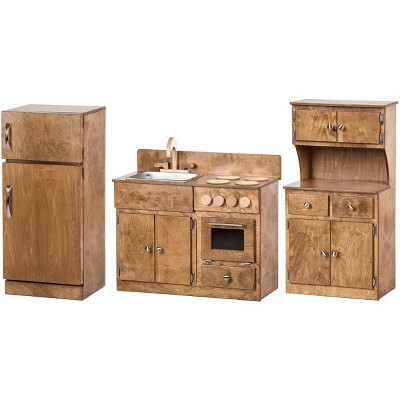 wooden kitchen set kids