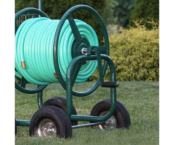 Liberty Garden Products LBG-872-2 4 Wheel Hose Reel Cart Holds 350