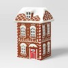 Christmas Ceramic Gingerbread House Decor Townhouse - Wondershop™ - 3 of 3