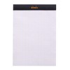 Rhodia Staplebound Notepad - Graph 80 sheets - 6 x 8 1/4 - Black cover - 2 of 4