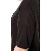 Women's Crinkle Cotton Relaxed V-neck Top - ON THIS DAY - 2 of 4