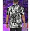 LA LEELA Mens Hawaiian Shirts Short Sleeve Button Down Shirt Men's Halloween Costumes Summer Shirt Casual Beach Vacation Shirts Funny - 3 of 4