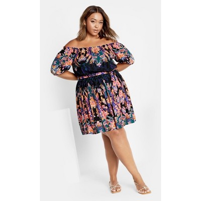 Women's Plus Size Isla Dress - black | CITY CHIC