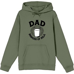 Dad Bringer Of Milk Adult Long Sleeve Hoodie - 1 of 3