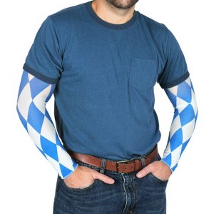 Beistle Oktoberfest Party Sleeves, (2 Pair/Pkg) Multicolored - 1 of 3