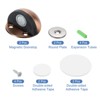 Unique Bargains Stainless Steel Magnetic Door Stops with Self Adhesive and Screws - 3 of 4