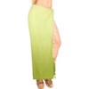 LA LEELA Women's Long Vacation Beachwear Swimsuit Sarong Pareo Bathing Suit Skirts Wraps Cover ups One Size Green, Solid - 2 of 4