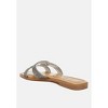 Minople Rhinestones Embellished Flat Women - 3 of 4