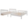 TIRAMISUBEST Full-Over-Full Bunk Bed with Drawer, Bed Frame with Storage Staircase and Guard Rail - 4 of 4