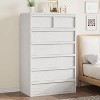 Drawer Dresser for Bedroom, Natural 5 Chest of Drawers Tall with Large Drawers Storage, Modern Dresser Organizer for Living Room, , Entryway - 2 of 4