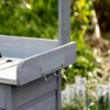 VYNXARIA  Outdoor Potting Bench ¨C Versatile Garden Work Station with Storage Cabinet & Steel Top! - 2 of 4