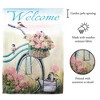 Magnolia Garden Welcome Old Bike Bouquet 30 x 44 Inch Polyester Garden Flag - 2 of 2
