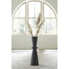 Signature Design by Ashley Collisten 29.5" Polyresin Vase, Black Textured Modern Decor - 2 of 4