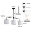 YIYIBYUS Ceiling Mount Lighting Fixture, Pendant Light, Modern Kitchen Island Pendant Light - 4 of 4