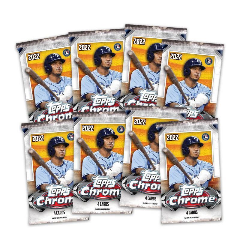 2022 Topps MLB Chrome Baseball Trading Card Blaster Box, 3 of 4