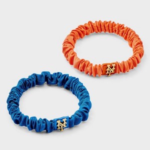 Bijoux Sport by Luv Aj MLB Logo Silky Hair Ties 2pc - 1 of 2