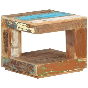 vidaXL Coffee Table Multicolor Reclaimed wood (Teak, Mango, Pine