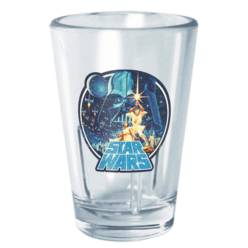 Star Wars Darth Vader Retro Circle Tritan Shot Glass, 1 of 3