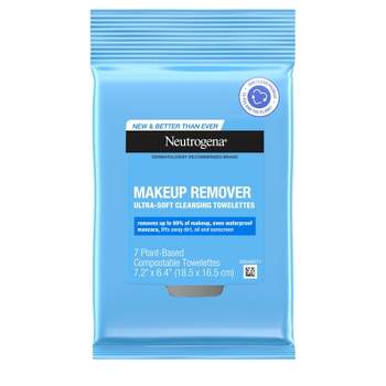 Neutrogena Facial Cleansing Makeup Remover Wipes - Travel Size - 7ct