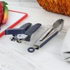 Oster Bluemarine 2 Piece Stainless Steel Can Opener and Tongs Set in Navy Blue - 2 of 4
