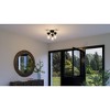 Urban Ambiance Luxury Contemporary Ceiling Light 10.5''H x 13''W,  Midnight Black Finish,  Mesa Collection, UHP4367 - 2 of 4
