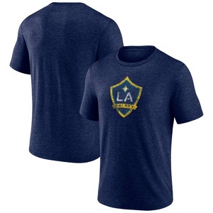 MLS Los Angeles Galaxy Men's Gray Short Sleeve Triblend Chest Logo T-Shirt - 1 of 3