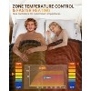 Heated Blanket Electric Throw, Soft Flannel Waffle Texture Heating Blanket with 4 Heat Levels & 4H Auto Off, ETL Certified Electric Blanket for Bed - 4 of 4