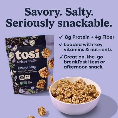 Tosi Snacks Everything Organic Puffs - 3oz