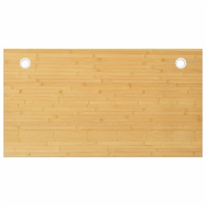 VidaXL Desk Top 39.4 in.x23.6 in.x1.6 in. Bamboo - 1 of 4