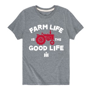 Boys' - Case IH - Farm Life Is The Good Life Short Sleeve Graphic T-Shirt - 1 of 3