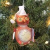 De Carlini Italian Ornaments 5.0 Inch Night Owl Christmas Tree Ornament , Ornament Italian Sleepy  Bird (1PC) - 4 of 4